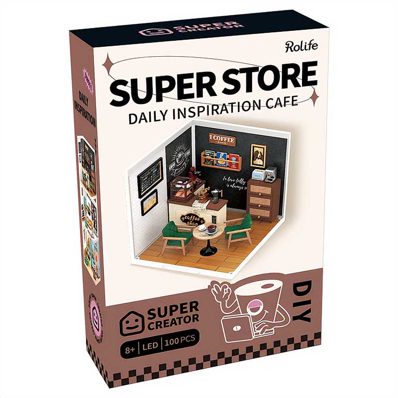 Casa en Miniatura para Armar - Super Creator Breezy Time Cafe DW001