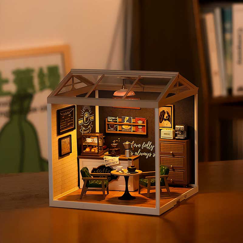 Casa en Miniatura para Armar - Super Creator Breezy Time Cafe DW001