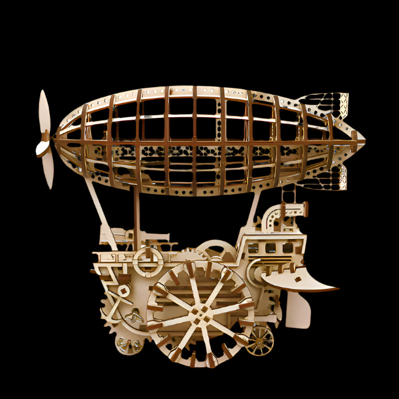 Airship Dirigible Puzzle 3D de Madera