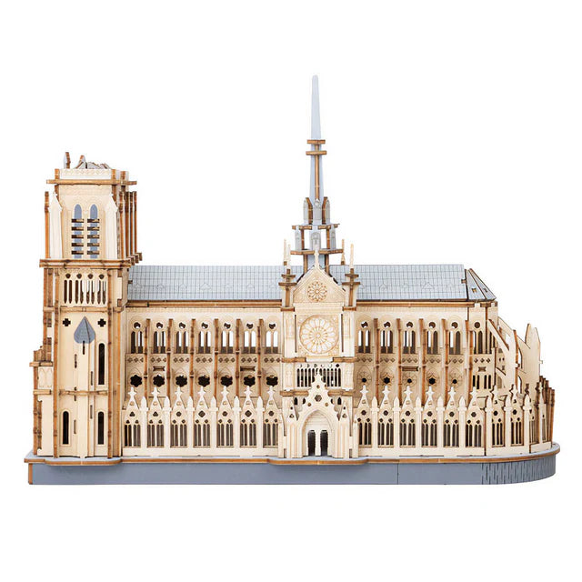 ROWOOD Notre Dame de París - Puzle 3D de Madera Gótico
