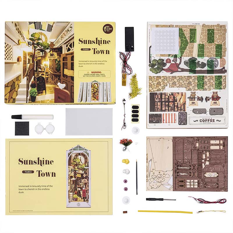 Separador de libros - Booknook Sunshine town