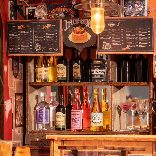 Miniatura Bar & Bistró Europeo - Cheers Bar & Dining DIY (Rolife DG173)