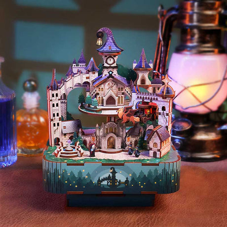 Caja Musical Castillo Magico - Musica de Harry Potter