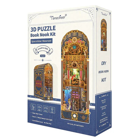 Booknook 3D "Spacetime Museum" - Maqueta Interactiva con Luz y Sensor (Tonecheer)