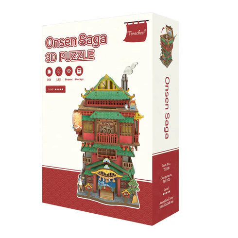 Organizador de Escritorio "Onsen Ghibli" - Maqueta Interactiva (Tonecheer)