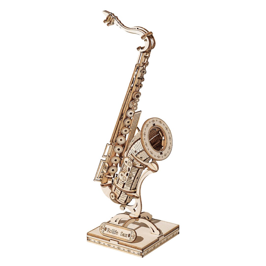 Saxofón armable de madera - Robotime