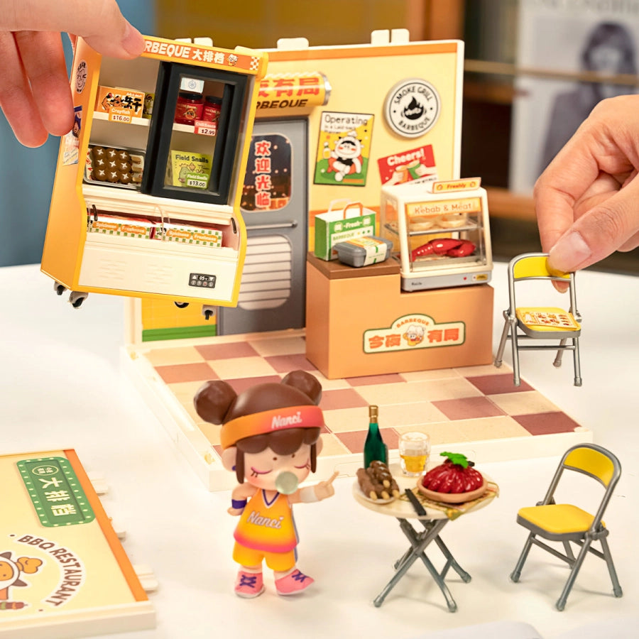 ROLIFE Super Creator: Night Out Food Stall (DW022) - Maqueta Modular DIY con Luces LED