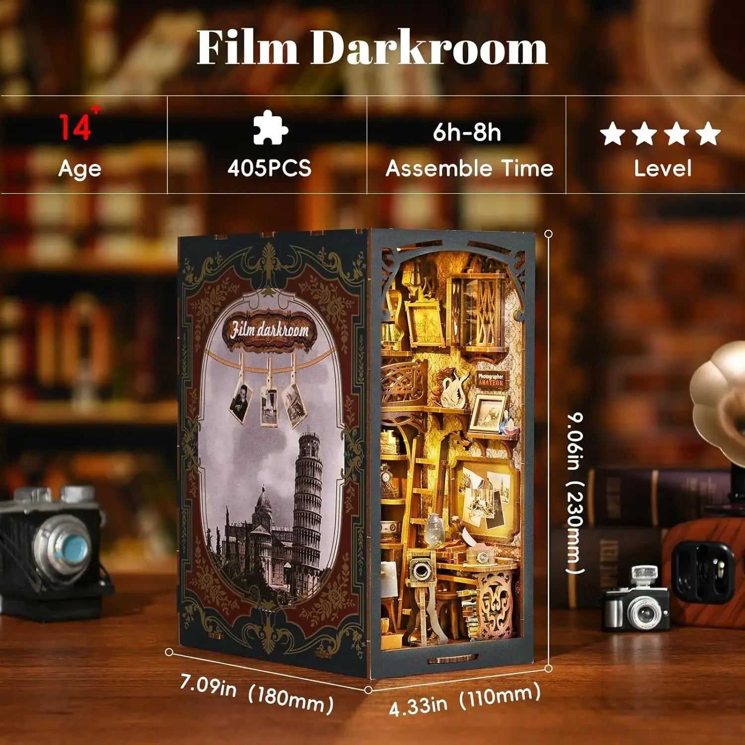 Separador de Libros - Sala oscura de fotografia - Booknook