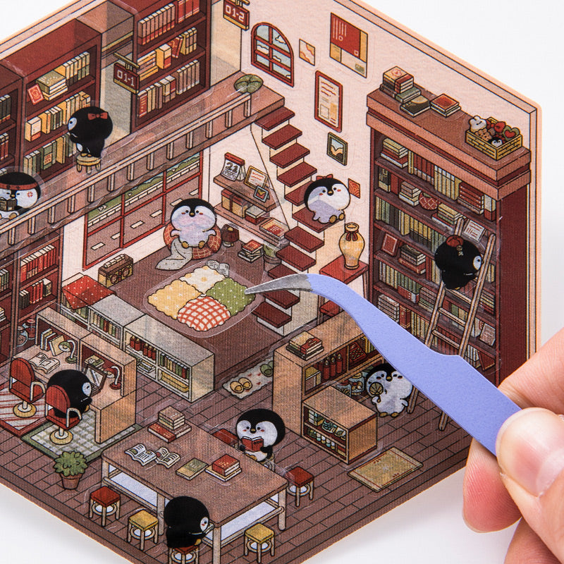 Stickers Coreano Miniatura 3d Simno Diy Coleccionable