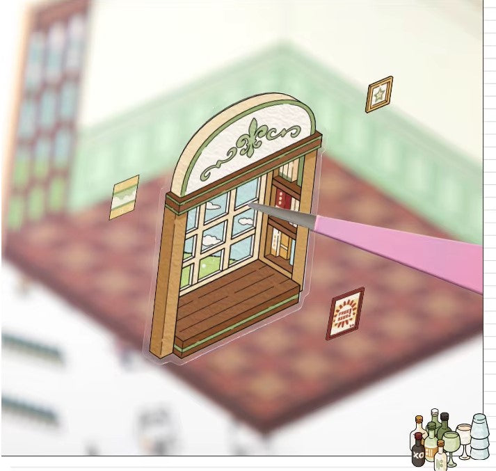 Stickers Coreano Miniatura 3d Simno Diy Coleccionable