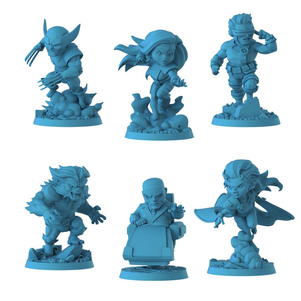 Marvel United: X-Men - Juego de Mesa Cooperativo con Miniaturas