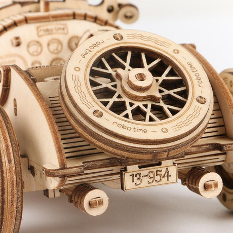 Grand Prix Car V8 - Rompecabezas 3D - Maqueta de Madera Rolife