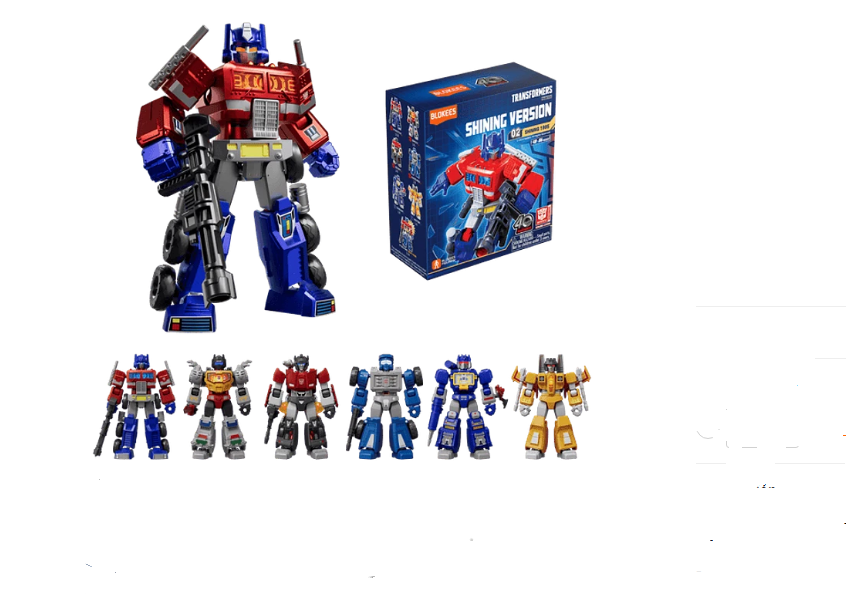 Figures Transformers Shining Version 02 Shining 1985 Caja 6 Figuras Al Azar