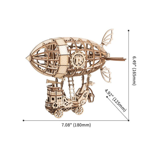 Airship - Rompecabezas 3D - Maqueta de Madera Rolife