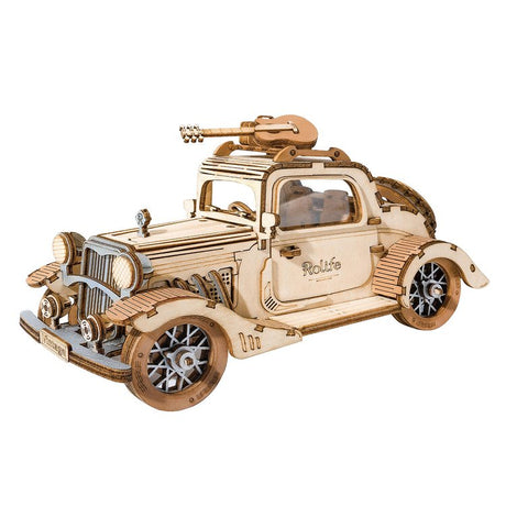 Vintage Car - Rompecabezas 3D - Maqueta de Madera Rolife (TG504)