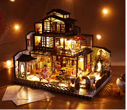 La Antigua Capital Bajo La Luz De La Luna - Kit Armable en Miniatura - L2021