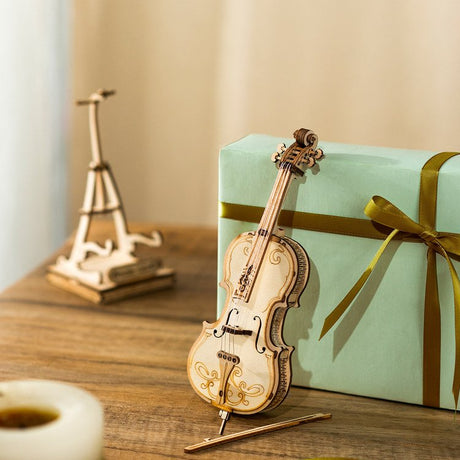 Cello - Mini Chelo - Maqueta de Madera Rolife