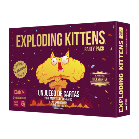 Exploding Kittens: Party Pack - Juego de Cartas para Grupos Grandes