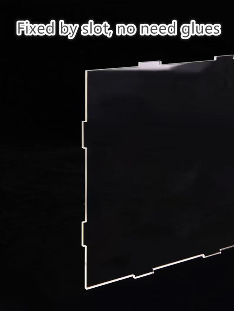 Vitrina de Exhibición Acrílica - Cubierta Protectora para Dioramas DIY (Rolife DF01M)