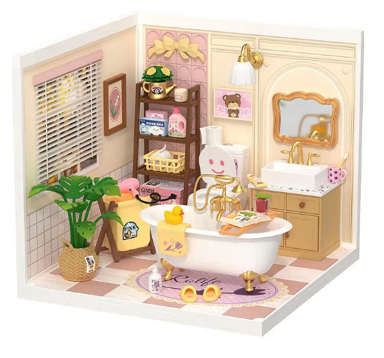 Casa en Miniatura para Armar - Super CreatorCasa en Miniatura para Armar - Super Creator Baño Bubble Bathroom DW014