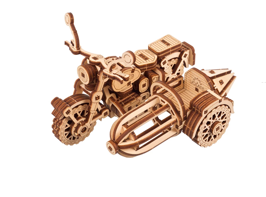 Maqueta para montar Motocicleta Voladora de Hagrid con Sidecar