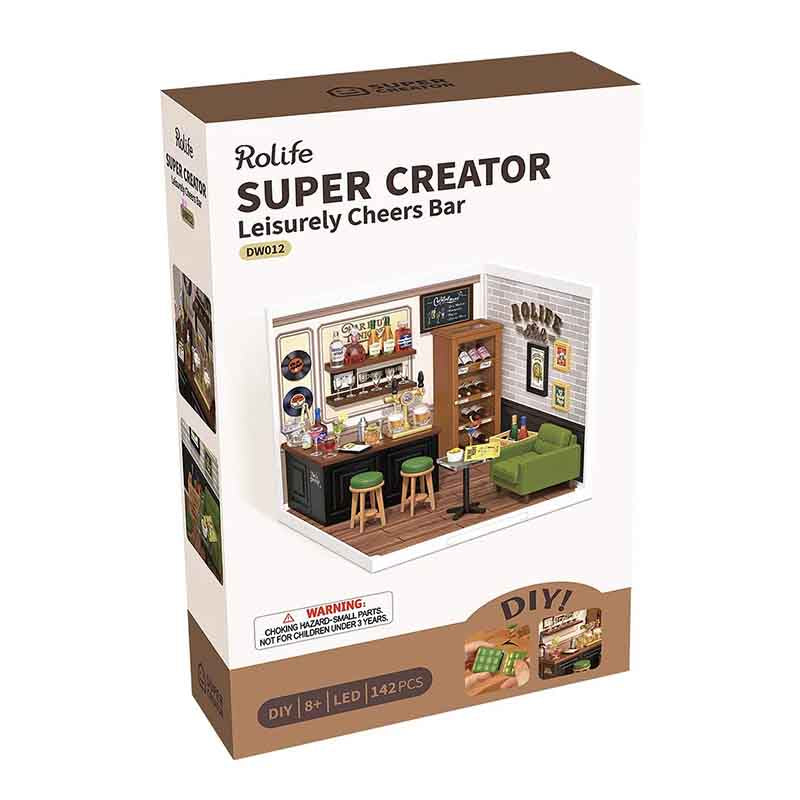 Casa en Miniatura para Armar - Super Creator Leisurely Cheers Bar DW012