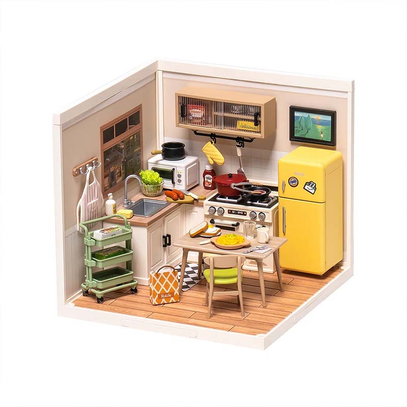 Casa en Miniatura para Armar - Super Creator Cocina Happy Meals Kitchen DW008
