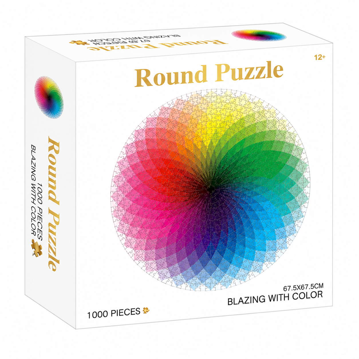 Rompecabezas redondo Espiral Cromática