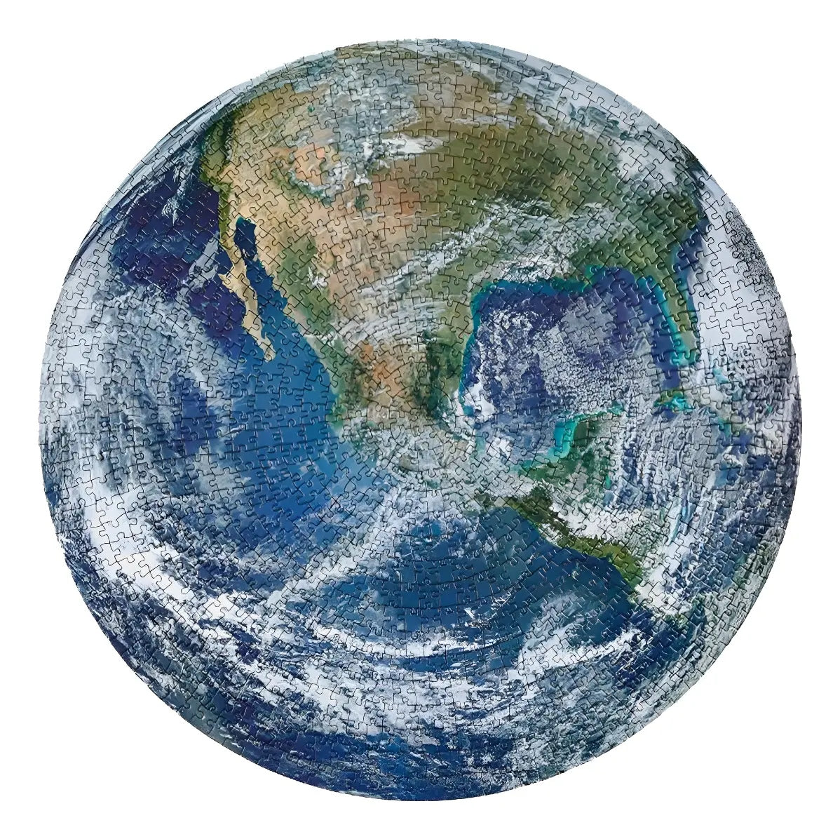 Rompecabezas redondo Planeta Tierra