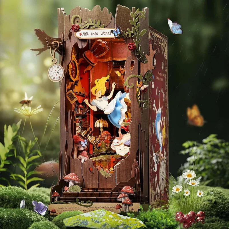 Booknook 3D "Fall into Wonder" - Pasaje Secreto para Armar (Rolife)