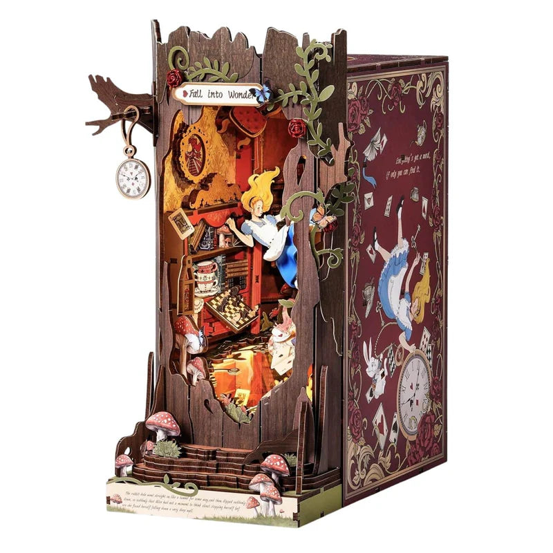 Booknook 3D "Fall into Wonder" - Pasaje Secreto para Armar (Rolife)