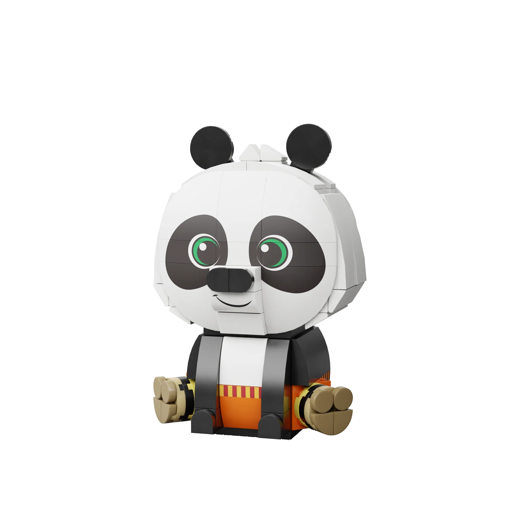 Set de Bloques Figura de PO - Kung Fu Panda Licenciado (Pantasy)