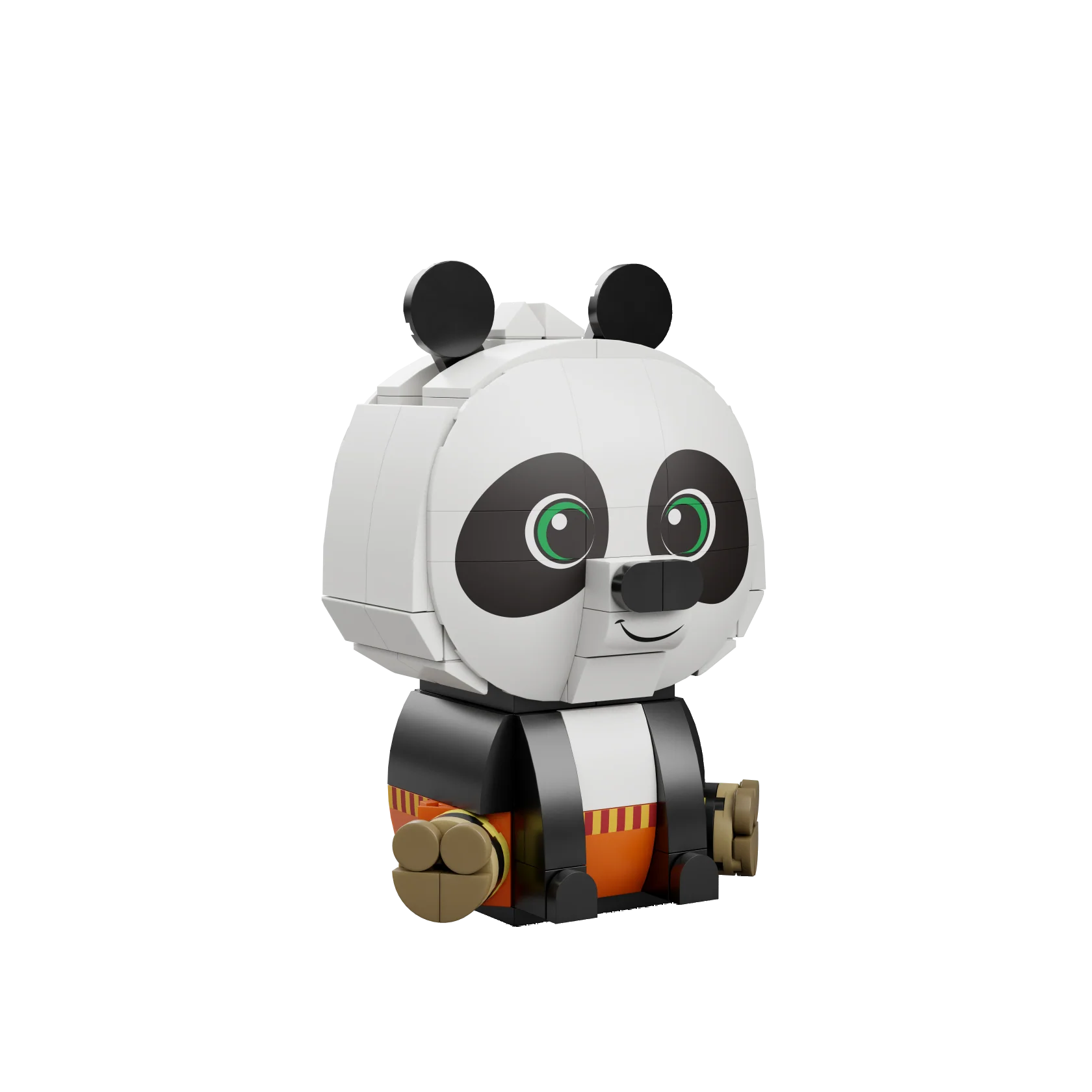 Set de Bloques Figura de PO - Kung Fu Panda Licenciado (Pantasy)