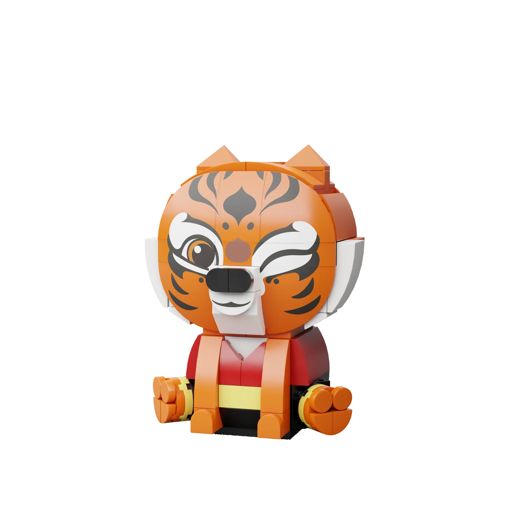 Set de Bloques Figura de Tigresa - Kung Fu Panda Coleccionable (Pantasy)