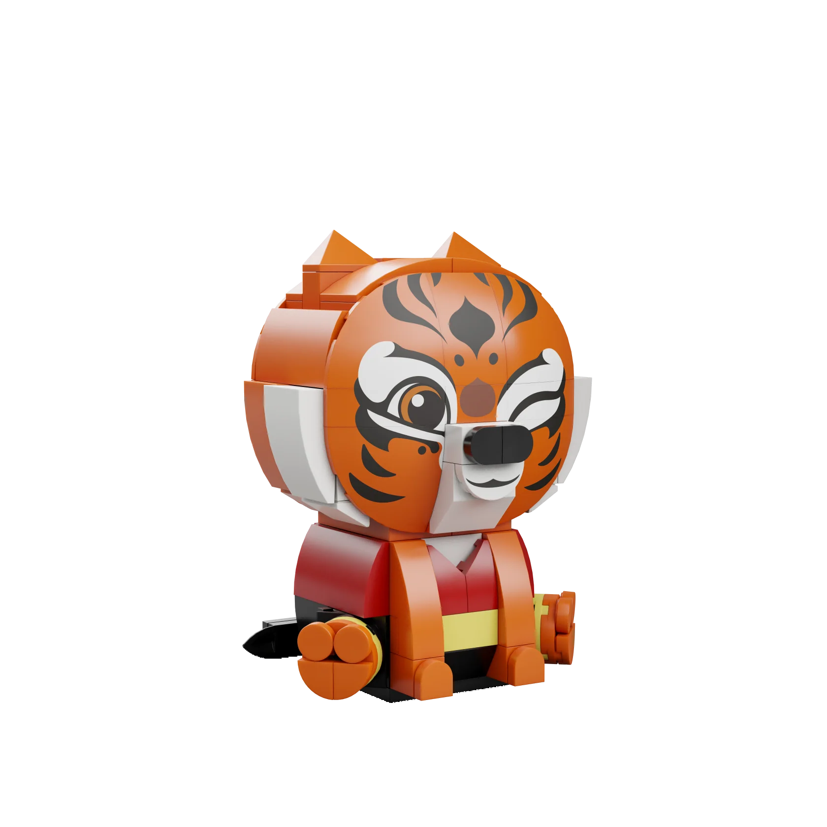 Set de Bloques Figura de Tigresa - Kung Fu Panda Coleccionable (Pantasy)