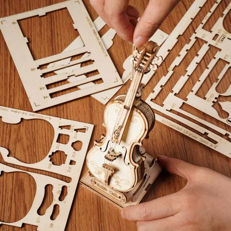 Cello - Mini Chelo - Maqueta de Madera Rolife