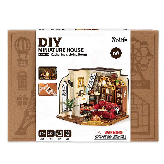 Miniatura DIY Catherine’s Living Room (DG175)
