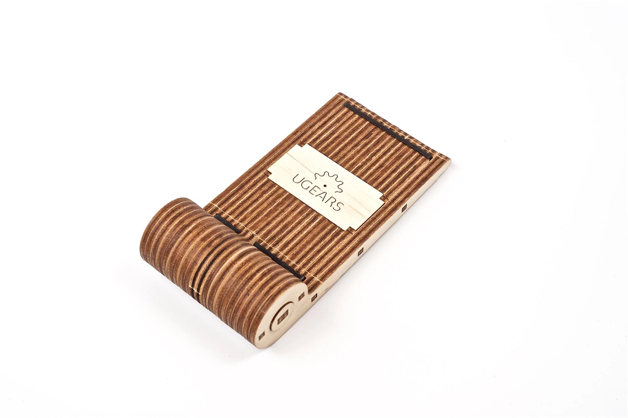 Ugears Porta Celular Plegable | Soporte 3D de Madera