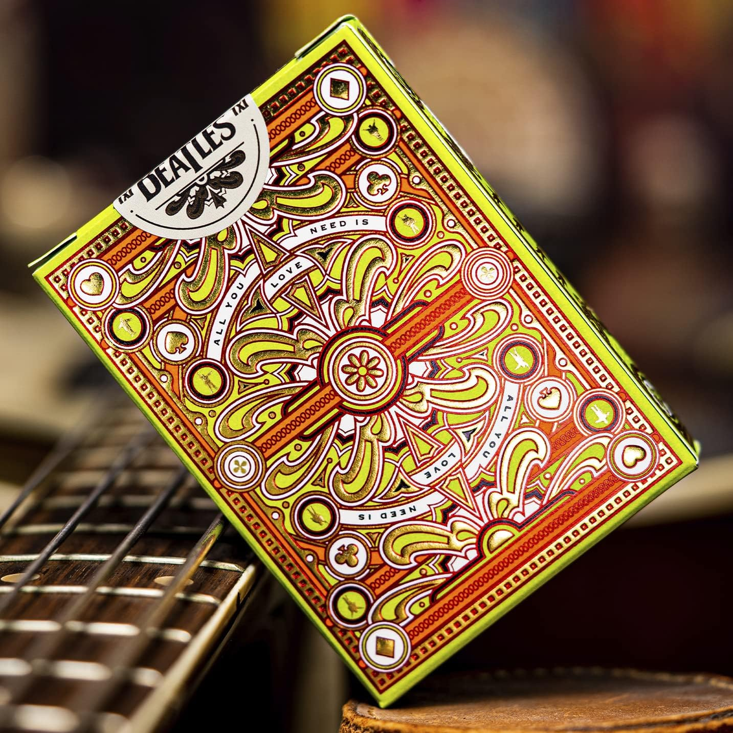 theory11 THE BEATLES - Baraja de Cartas Premium (Green Deck) - Versión Sgt. Pepper