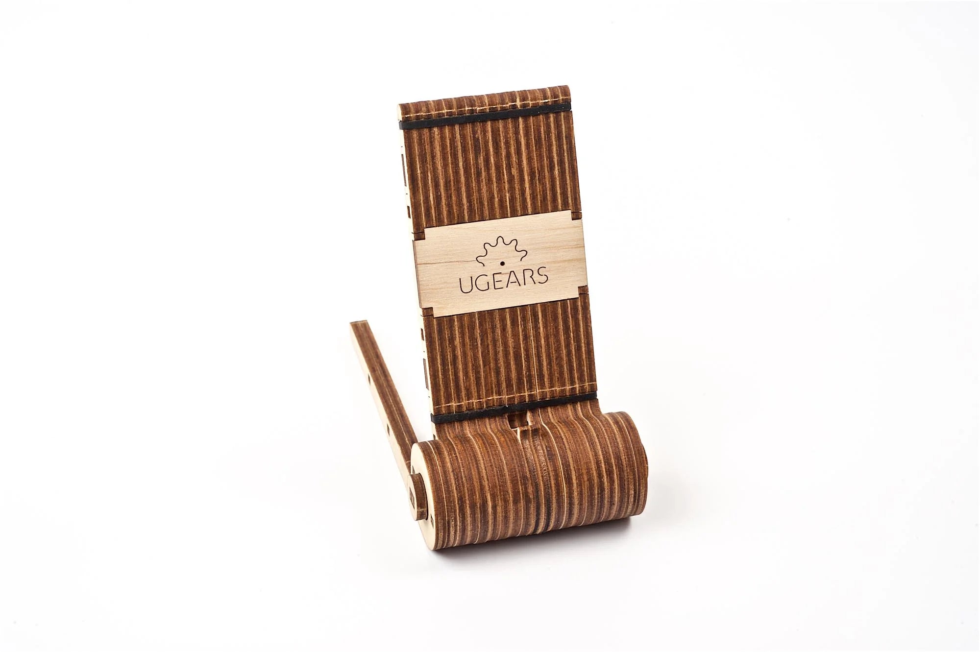 Ugears Porta Celular Plegable | Soporte 3D de Madera