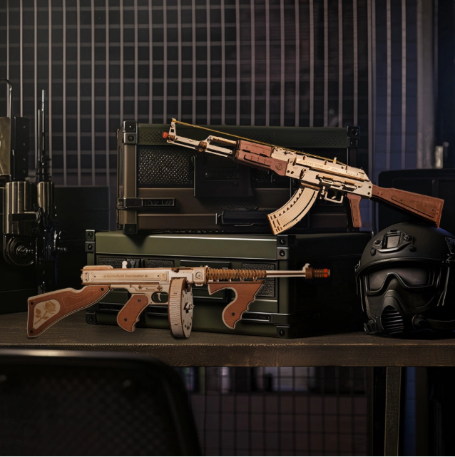 Puzzle 3D Thompson Submachine Gun (LQB01)