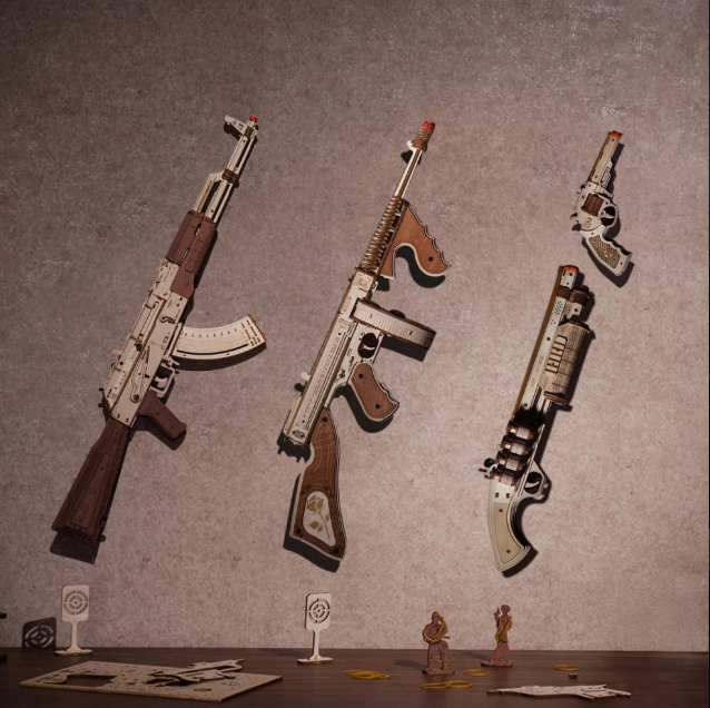 Puzzle 3D Thompson Submachine Gun (LQB01)