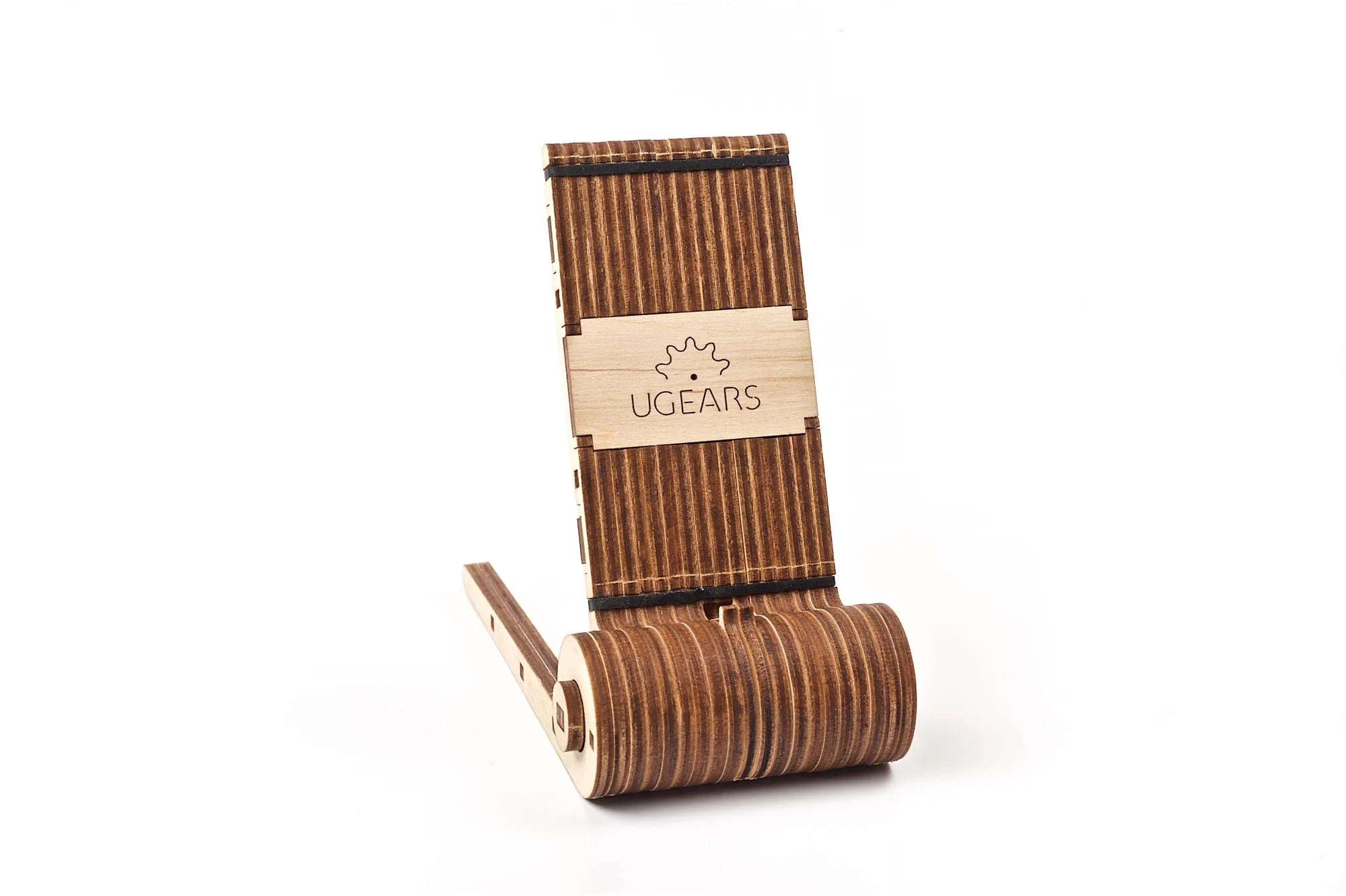 Ugears Porta Celular Plegable | Soporte 3D de Madera