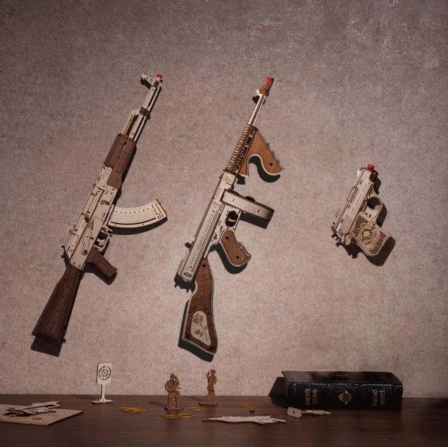 Puzzle 3D Thompson Submachine Gun (LQB01)