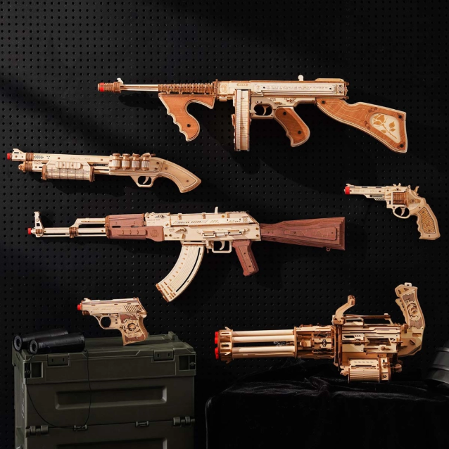 Puzzle 3D Thompson Submachine Gun (LQB01)