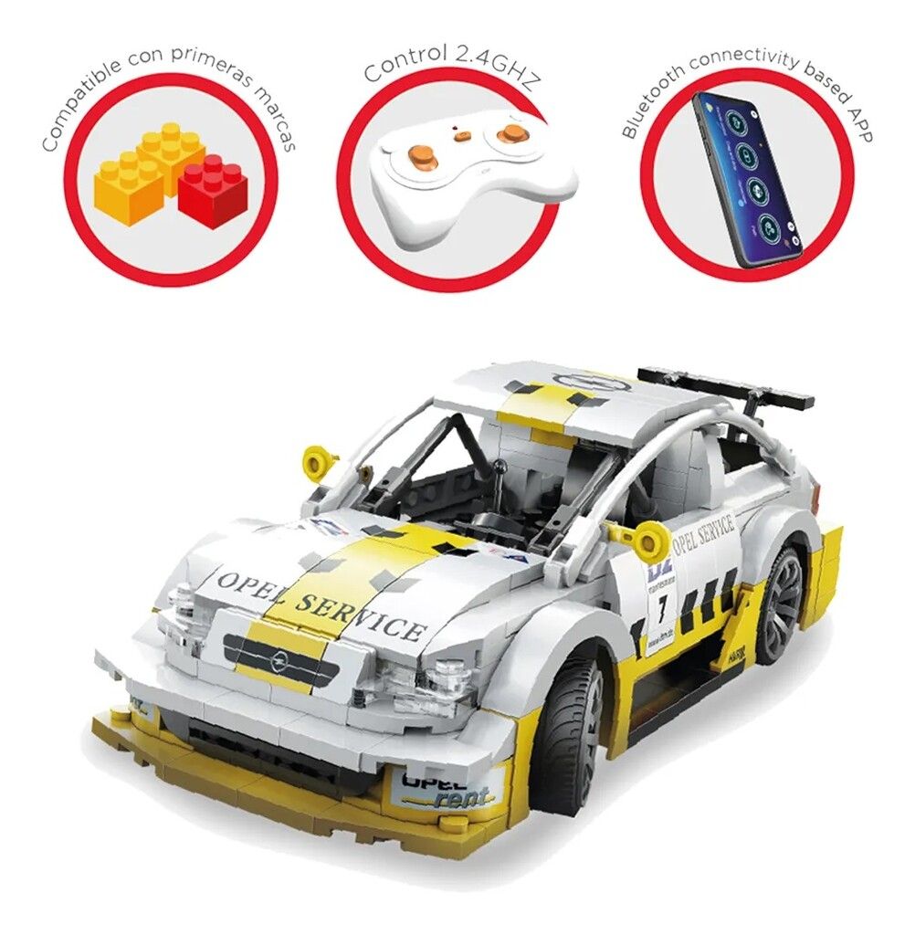 Auto RC Opel Astra V8 Rally - Set de Bloques Dual Control 1:20 (CaDA)