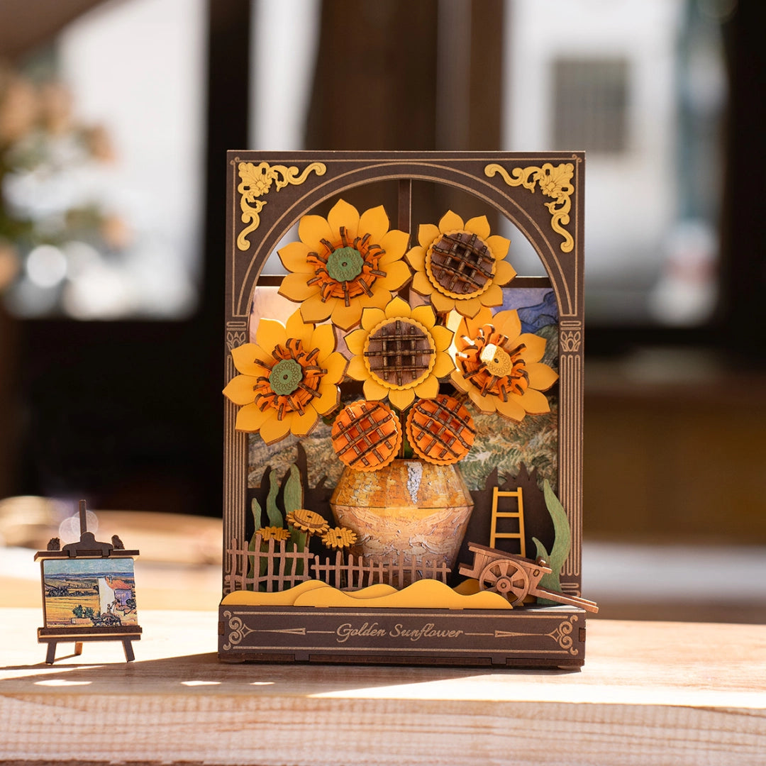 Puzzle Floral 3D Golden Sunflower (TH002)