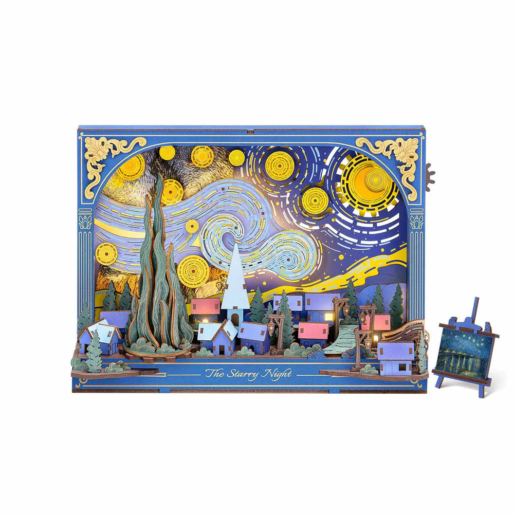 Arte Mural 3D The Starry Night (TH003)