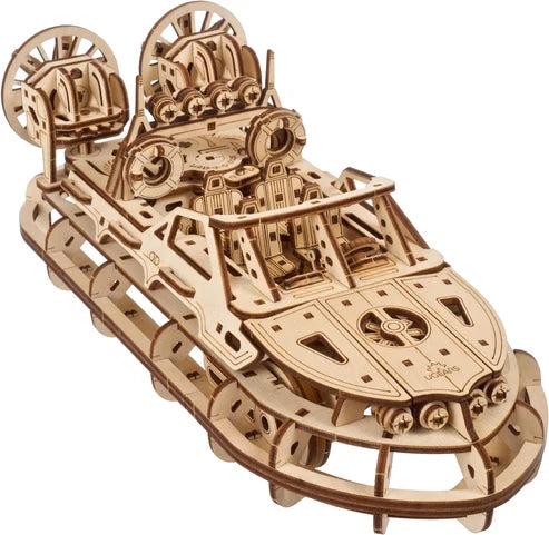 Ugears Hovercraft de Rescate | Maqueta Mecánica 3D de Madera