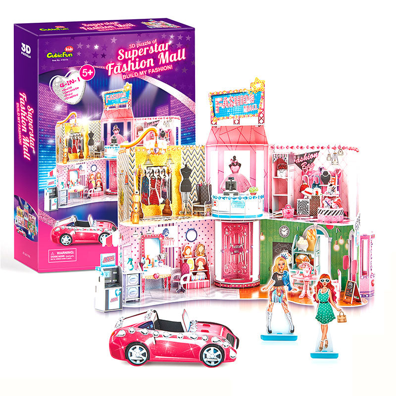 Casa de Muñecas Fashion Boutique Rompecabezas 3D Cubicfun